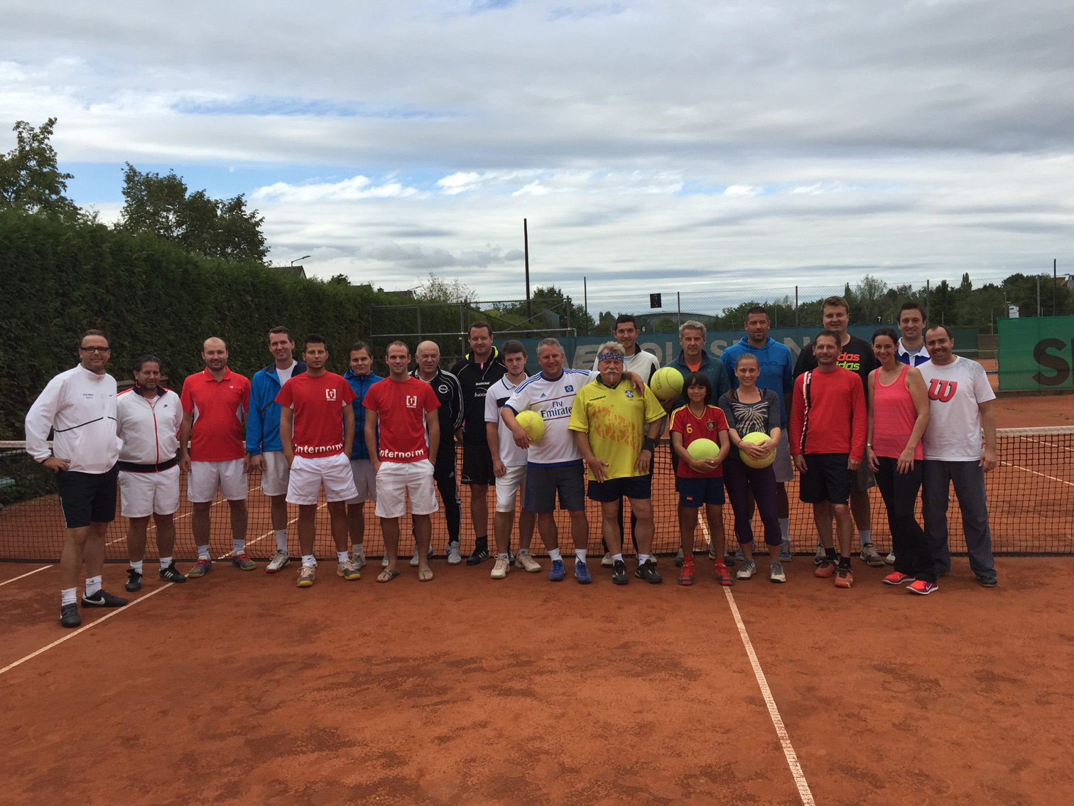 Gruppenfoto Fußball-Tennis 2015