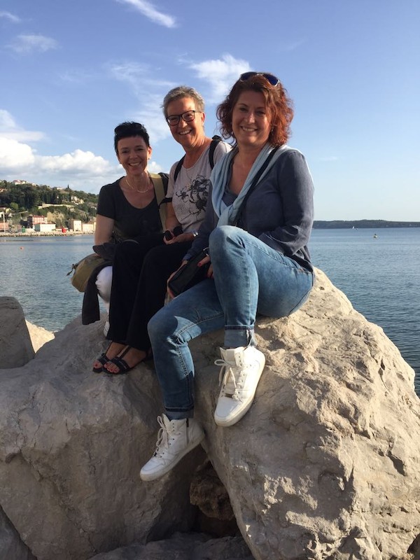 Anita, Maxi und Maria in Piran